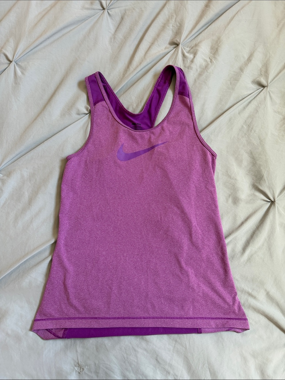 Nike Purple Athletic Racerback Tank Top